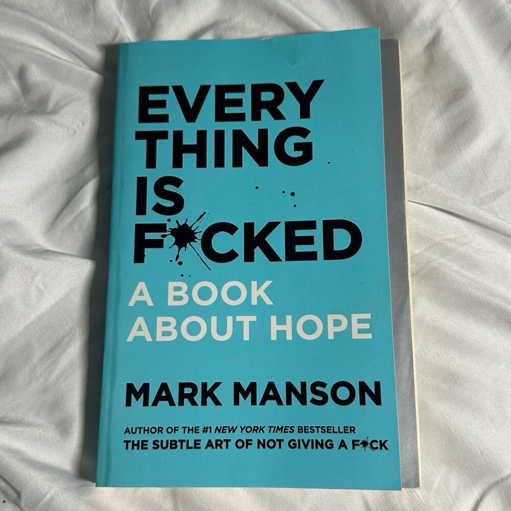Self Help Book by Mark Manson